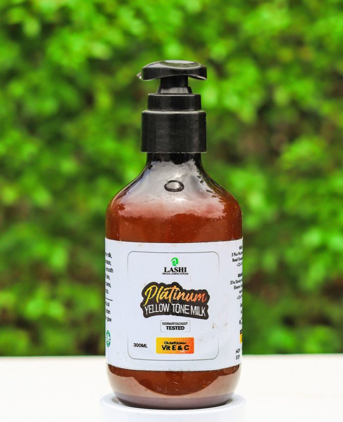 PLATINUM YELLOW TONE MILK 300ML - Image 1